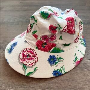 🌸 VINTAGE 1995 LIZ CLAIBORNE FLORAL HAT 🌸